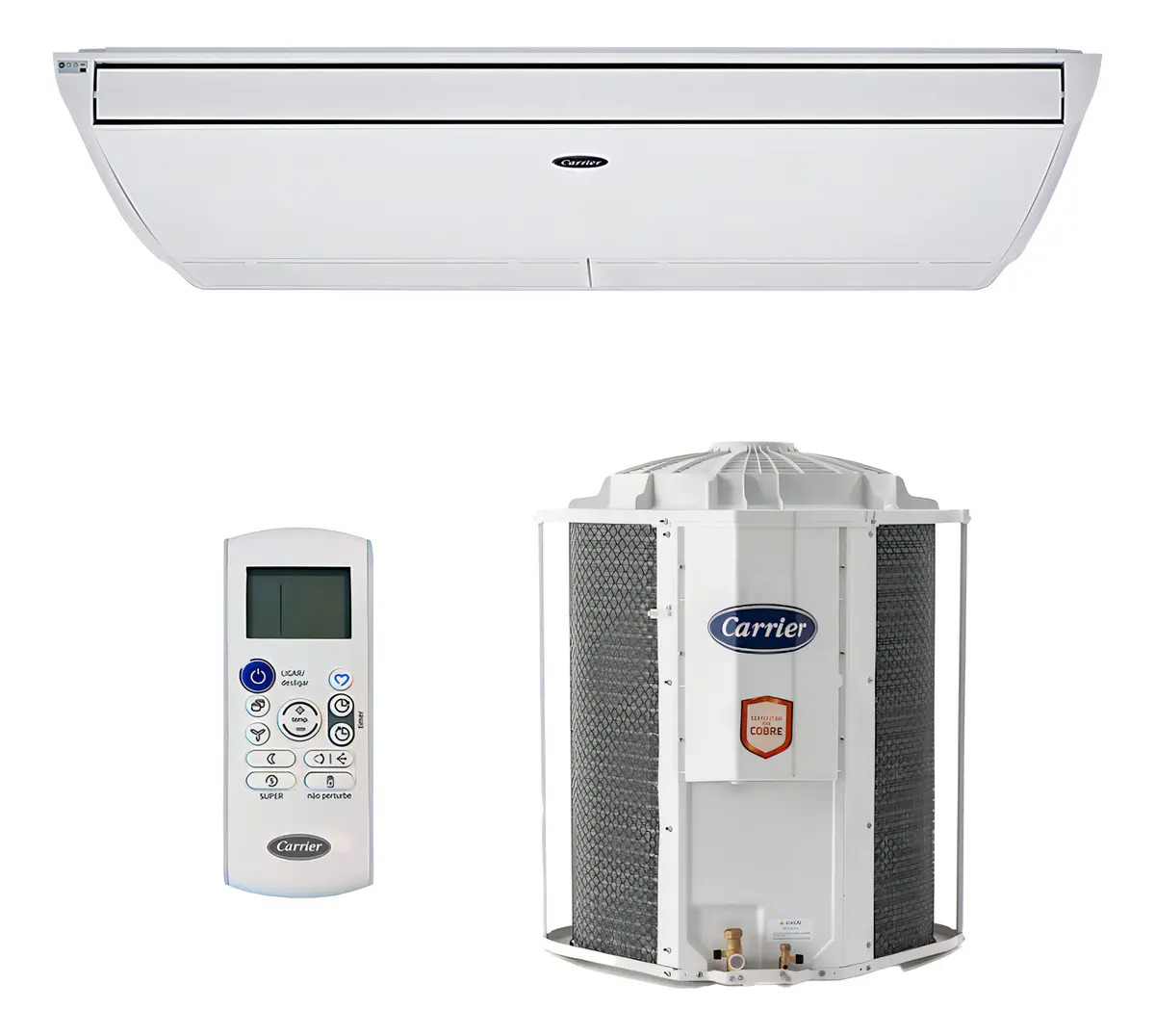 Ficha técnica Carrier Ar Cond Split Teto On Off Carrier Xperience 36000 Frio Cor Branca