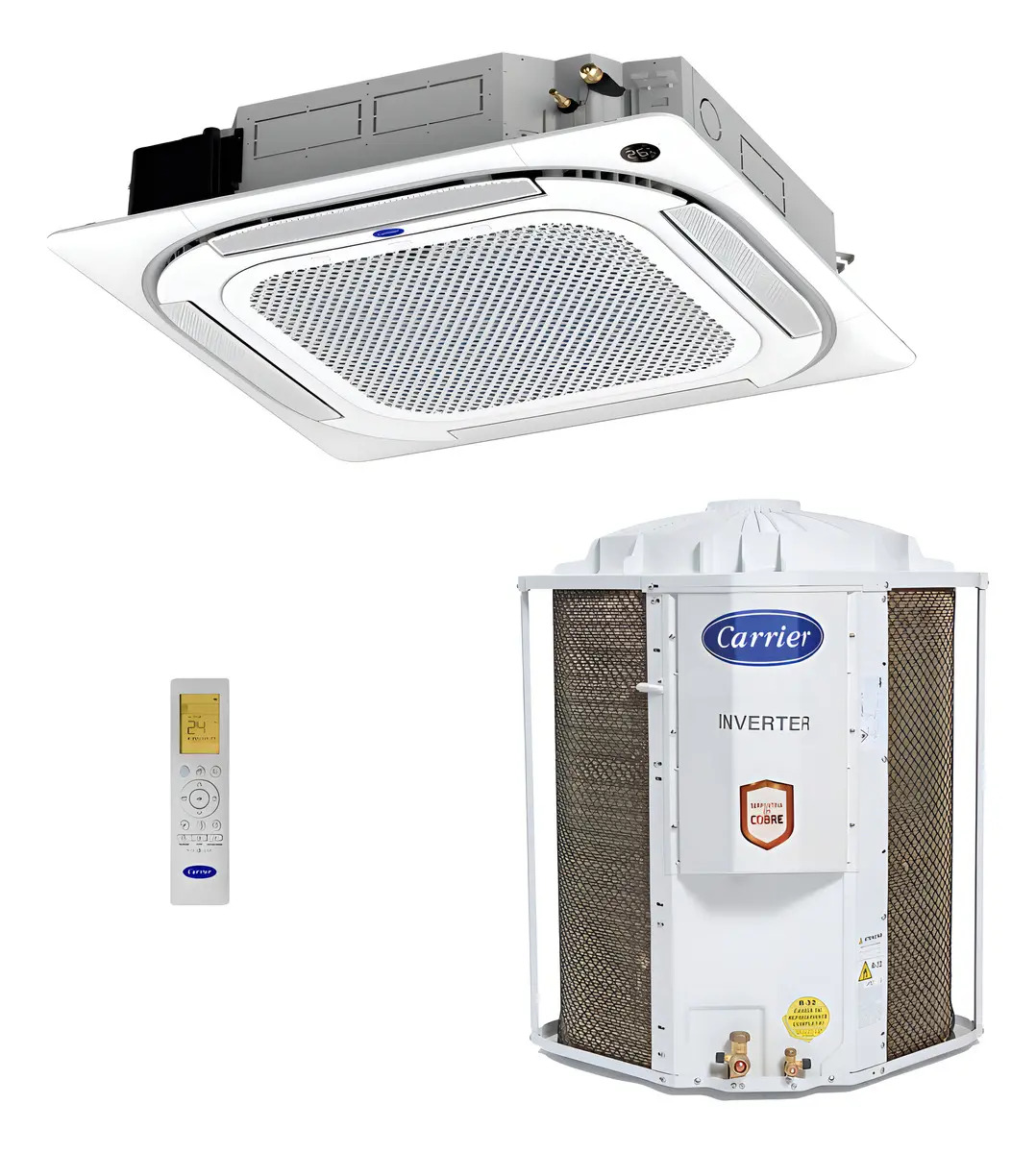 Ficha técnica Carrier K7 Inverter 4v Carrier Connect 36k Fr 220 1f Cor Branco Voltagem Da Unidade Externa
