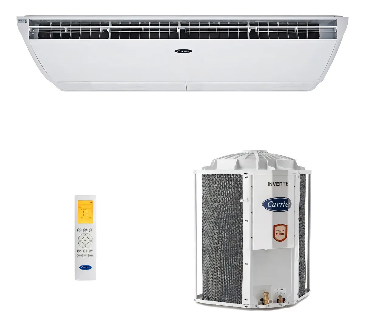 Ficha técnica Carrier Teto Inverter Carrier Xpower 36k Fr 1f Cor Branco
