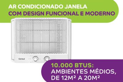 Ficha técnica Consul Janela 10000btus Mecânico Frio Consul