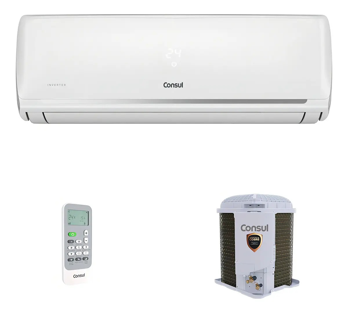 Ficha técnica Consul Split Consul Inverter 12000 Btus Cbr12cb Cor Branco