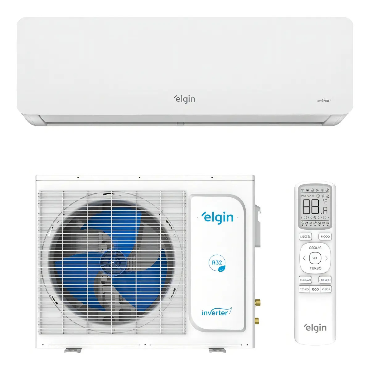 Ficha técnica Elgin 12.000 Btus Frio 45hifi12c2wa Branco
