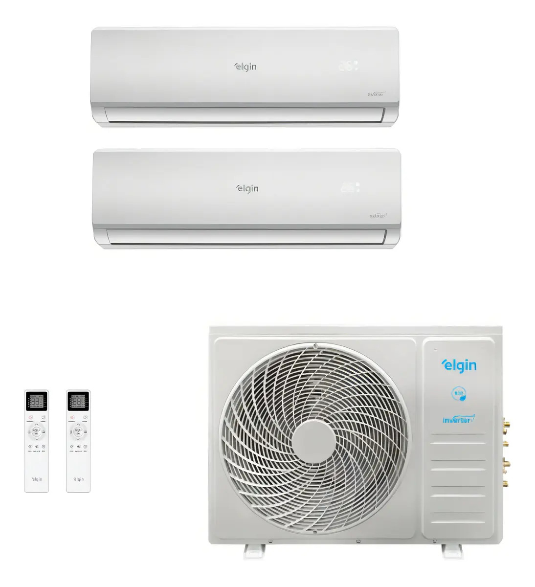 Ficha técnica Elgin Multi Split Inverter Elgin (2xhw 12k) Qf 220 Branco