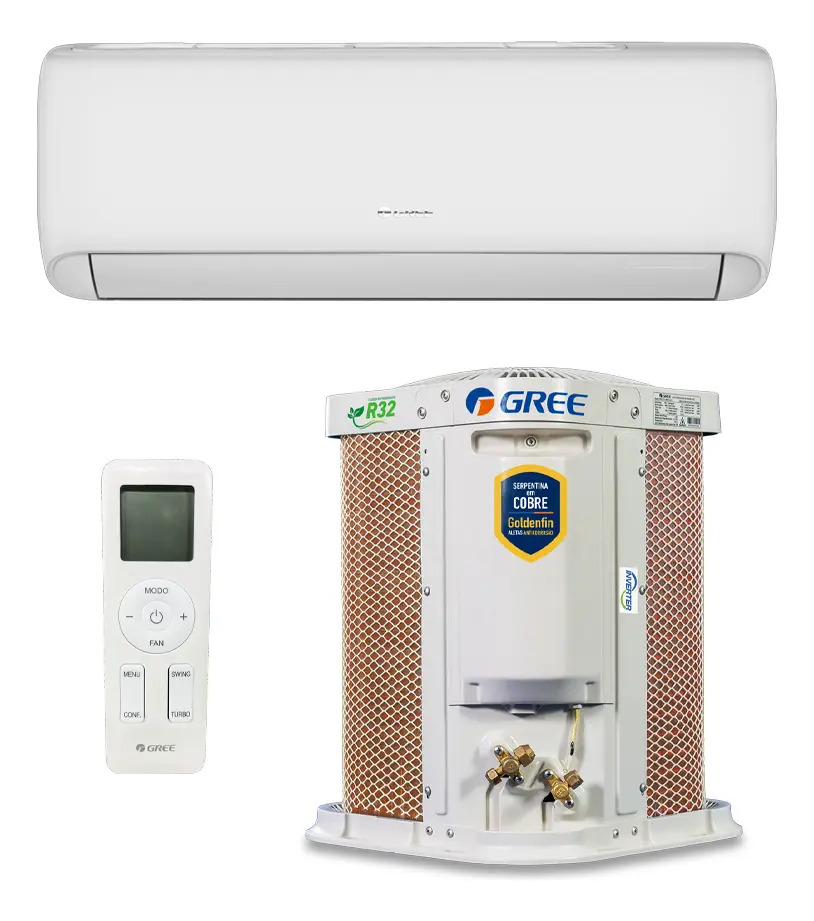 Ficha técnica Gree Ar Cond Hw G-classic Inverter Gree R-32 9000 Btus Frio Cor Branca