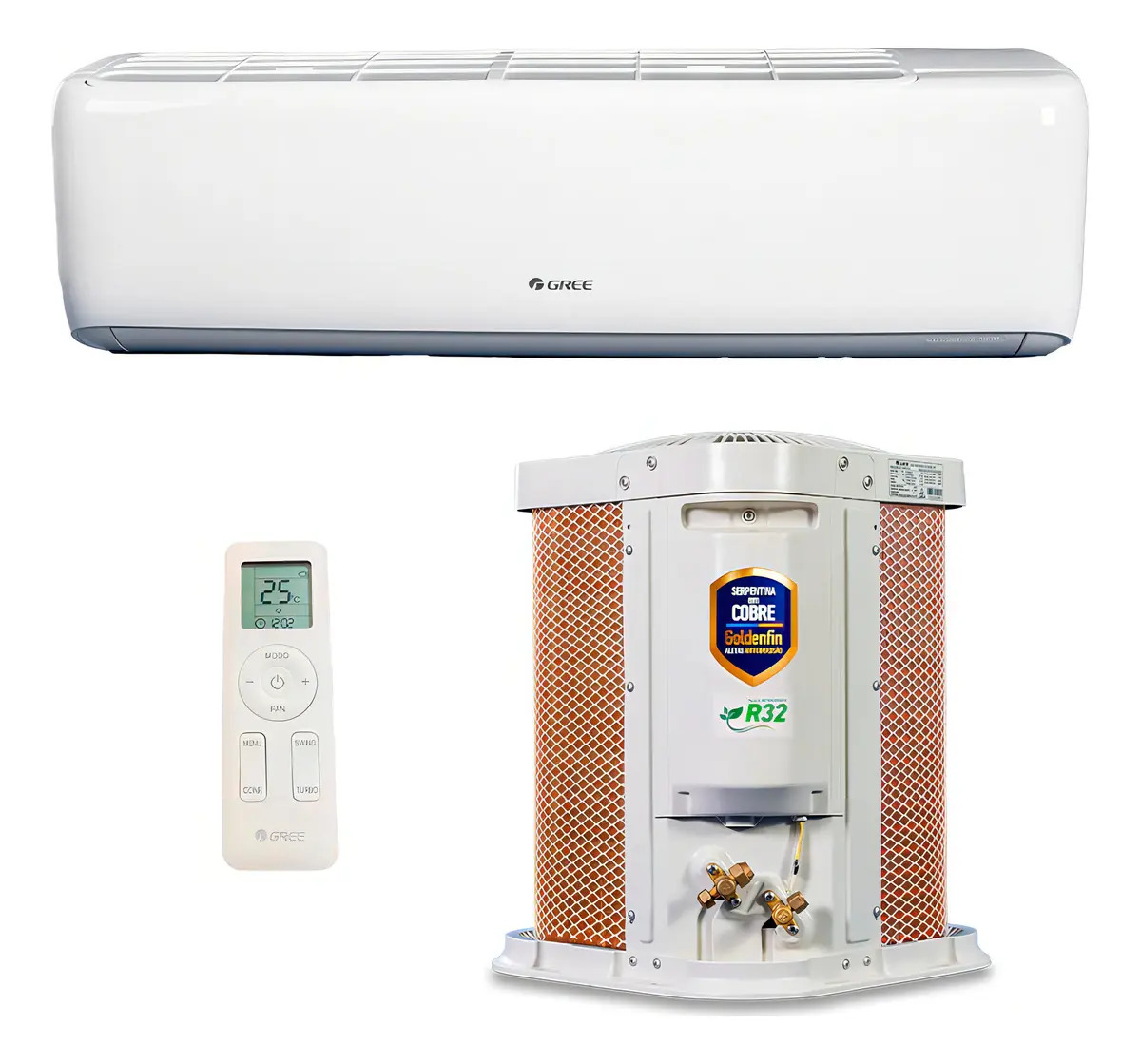 Ficha técnica Gree Split Hw G-top Auto Inverter R-32 Gree 24000 BTU Frio Cor Branca
