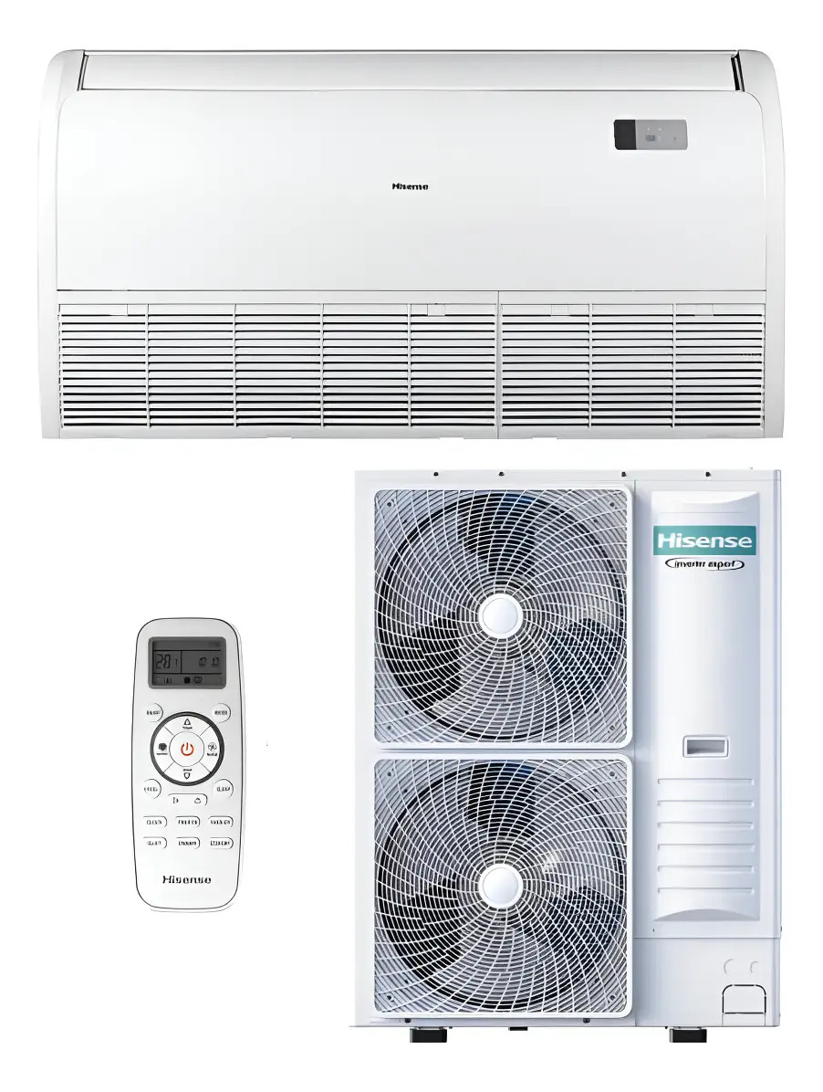 Ficha técnica Hisense Ar Cond Piso Teto Inverter Hisense 55000 Btus Frio Branco