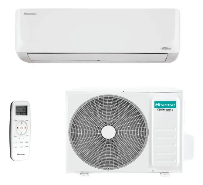 Ficha técnica Hisense Split Hi Wall Inverter R-32 Hisense 12.000 BTUs Frio Monofásico