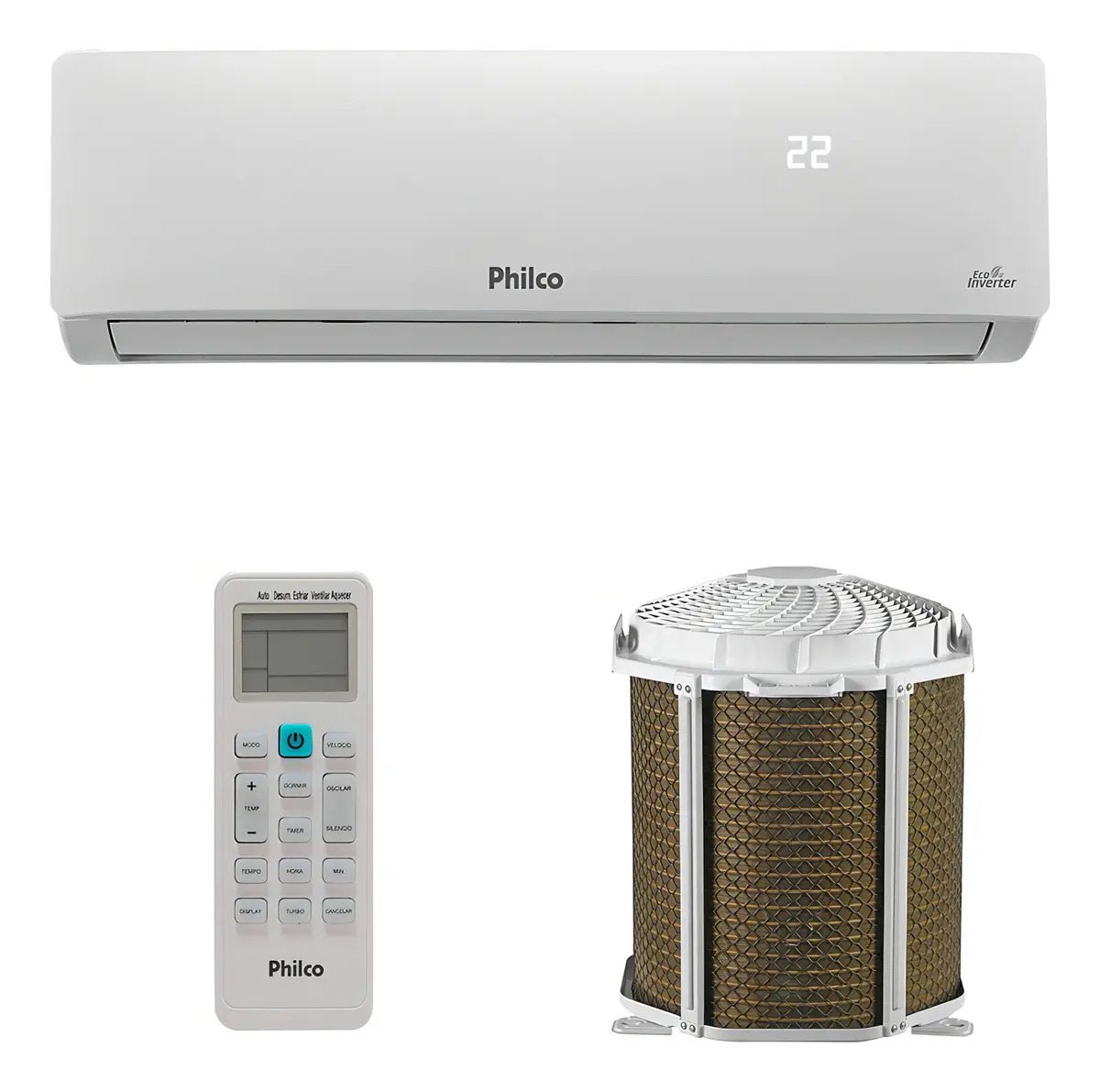 Ficha técnica Philco Split 12000 Btus Quente Frio Philco Inverter Cor Branco