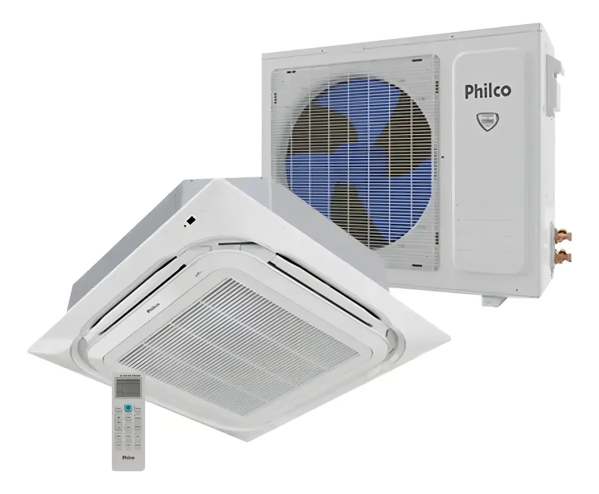 Ficha técnica Philco Split Cassete Philco Eco Inverter 24000 Btu/h Frio Monofásico PAC24000ICFM16 – 220 Volts