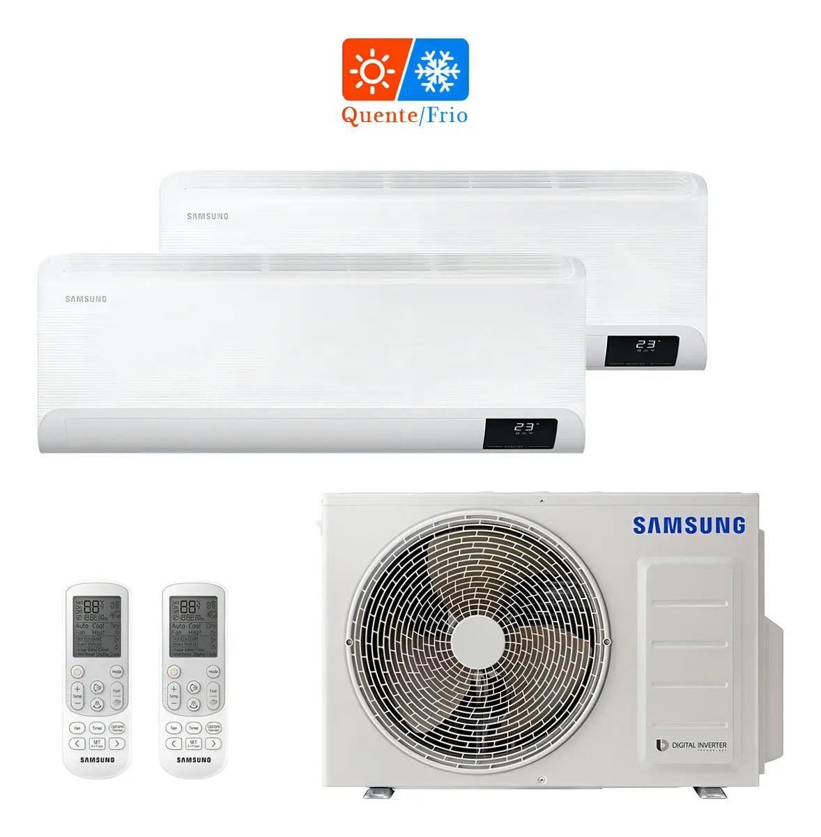 Ficha técnica Samsung Multi Bi Split Samsung 18000BTUs Q/F