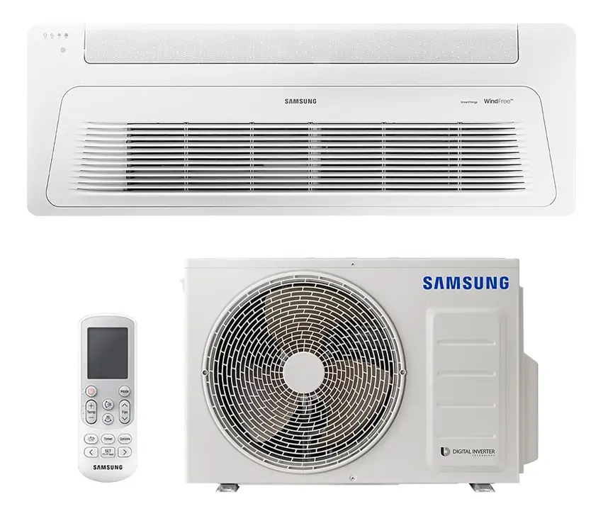 Ficha técnica Samsung Windfree Cassete 1 Via Qf Cor Branco Voltagem da unidade externa