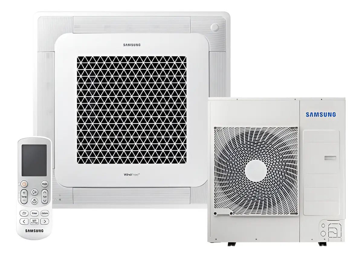 Ficha técnica Samsung Windfree Cassete 4 Vias Qf Branco