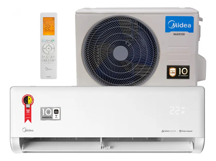 Ficha técnica Springer Midea Split 24.000 Btus Inverter Ai Ecomaster Q/f Branco