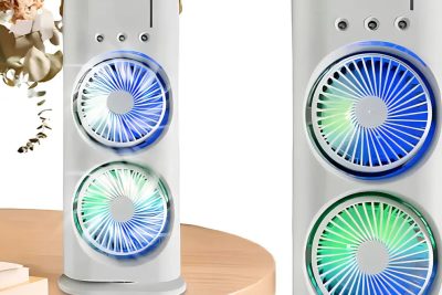 Ficha técnica VTR ELETRONICS Mini Ar Condicionado Portátil 10W VTR ELETRONICS Climatizador Ventilador Duplo