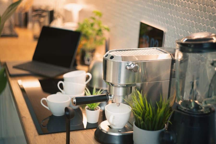 Cafeteira espresso para cozinha moderna